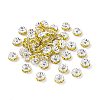 Brass Grade A Rhinestone Spacer Beads RB-A014-Z8mm-19S-3