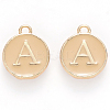 Golden Plated Alloy Enamel Charms ENAM-S118-06A-1