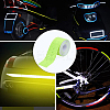 5 Rolls PET & PVC AUMO-mate Car Reflective Strip Sticker AJEW-SP0002-17-4