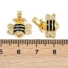 Brass Micro Pave Cubic Zirconia Pendants KK-F908-01G-C03-3