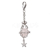 3Pcs 304 Stainless Steel Macrame Pouch Empty Stone Holder Pendant Decorations HJEW-JM04380-02-8