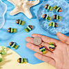 12Pcs Handmade Lampwork Beads LAMP-TA0001-74D-6