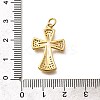 Brass Micro Pave Cubic Zirconia Pendants KK-B128-11G-02-3