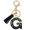 1Pc Resin Letter Keychains KEYC-TADJ0001-09G-1