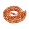 Baking Paint Crackle Glass Beads Strands DGLA-N019-01B-06-3