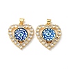 Real 18K Gold Plated Brass Pendants KK-L209-005G-01-4