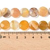 Natural Yellow Botswana Agate Beads Strands G-F790-H04-02-5