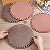 4Pcs 2 Colors Plywood Crochet Basket Base DIY-PH0031-94-3