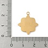 304 Stainless Steel Pendant Cabochon Settings STAS-L293-08G-3