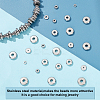 180Pcs 6 Styles 304 Stainless Steel Beads STAS-PH0005-18-4