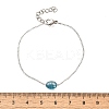 304 Stainless Steel  Link Bracelets for Women BJEW-Z087-02P-5