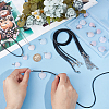 DIY Natural Rose Quartz Heart Pendant Necklaces Making Kit DIY-OC0012-08-3