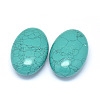 Synthetic Turquoise Massage Stone G-P415-61-2