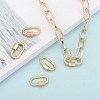 Brass Screw Carabiner Lock Charms X-ZIRC-G160-11G-5