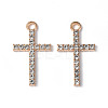 Alloy Crystal Rhinestone Pendants LS-PALLOY-F288-03KCG-2