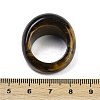 Natural Tiger Eye Finger Rings for Unisex RJEW-C128-01E-5