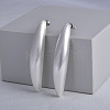 Banana Brass Stud Earrings for Women EJEW-G391-06S-1