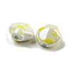 Shell Shape Glazed Porcelain Beads PORC-E022-01C-3