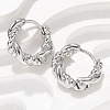 Brass Hoop Earrings EJEW-Q015-03P-02-5