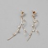 Alloy Horse Eye Dangle Stud Earrings EJEW-WH0004-191KCG-1