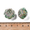 Acrylic Rhinestone Rondelle Beads OACR-S048-02G-3