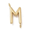 304 Stainless Steel Letter Connector Charms STAS-M108-01G-13-1