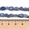 Natural Blue Aventurine Beads Strands G-K395-B03-01-5