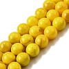 Natural Dyed Marble Beads Strands G-D315-A01-04-6mm-2