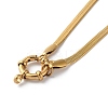 316 Surgical Stainless Steel Ring Pendant Necklaces LS-NJEW-D059-01A-G-2