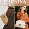 2Pcs 2 Colors PU Leather Tassel Bracelet Wristlet Keychain AJEW-SC0003-66B-4