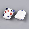 Handmade Porcelain Bead Strands PORC-N011-02C-4