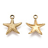 Ion Plating(IP) 304 Stainless Steel Pendants X-STAS-I197-012G-2