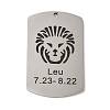 Non-Tarnish 304 Stainless Steel Pendants STAS-C098-01G-P-1