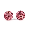 Polymer Clay Rhinestone Beads RB-H284-6MM-209-4