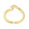 Rack Plating Brass Cuff Rings RJEW-G292-02G-3