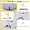 PVC Shirt Collar Shaping Support LS-FIND-WH0159-20B-3