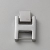 Rectangle Stainless Steel Watch Band Clasps STAS-WH0048-08C-P-1