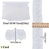 10M Polyester Flower Lace Ribbon with Paillettes OCOR-GF0003-34C-2