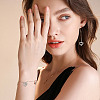 40Pcs 10 Styles Alloy Rhinestone Pendants ALRI-AR0001-09-7