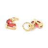 Rack Plating Brass Cubic Zirconia Charms KK-I684-04G-01-RS-2