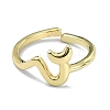 Brass Open Cuff Rings RJEW-B051-42G-2