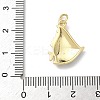Sea Animals Brass Enamel Pendants KK-B155-02A-01G-3