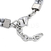 Synthetic Non-magnetic Hematite Beaded Bracelets BJEW-S156-03P-A-3