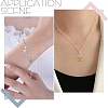 2Pcs 2 Colors Brass Pendants KK-YW0003-84-5