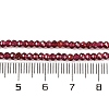 Natural Garnet Beads Strands X-G-F770-D02-02-5