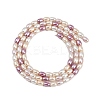 Electroplated Shell Pearl Beads Strands BSHE-H113-06B-01-2