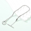 Brass Snake Chain Bracelets for Men Women BJEW-G736-05P-2