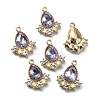 Glass Rhinestone Pendants FIND-TAC0017-07LG-04-1