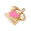 304 Stainless Steel Enamel Pendants LS-STAS-B112-01G-05-2