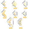 160Pcs 8 Style Iron Corner Protectors Guard Edge Cover FIND-PH0004-38-5